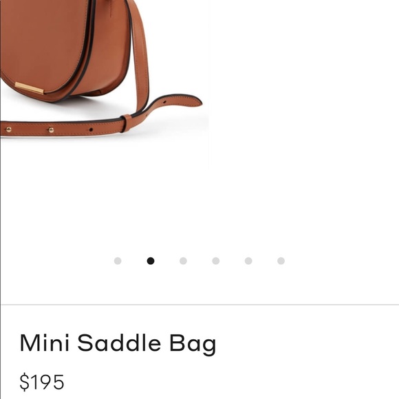 NEW 💝 CUYANA Mini Saddle Bag Caramel - Picture 10 of 16